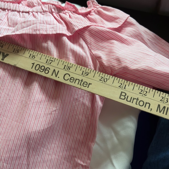 Heart Hips Pink Off-Shoulder Ruffle Blouse - Picture 8 of 11